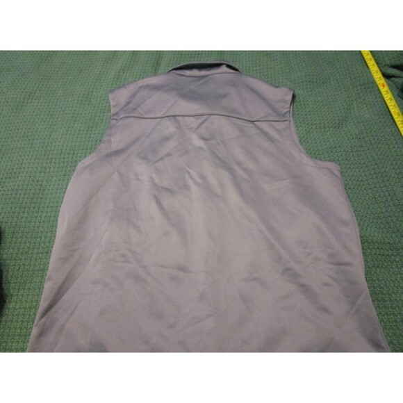 Laserflche Gray VEST - 2 zipper pockets-draw sting bottom-XL - Picture 3 of 3
